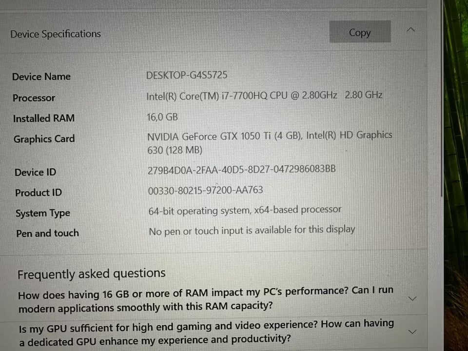 PC Portable Gamer MSI GE62 7RE Apache Pro – i7, GTX 1050Ti, 16 Go RAM, SSD 512 Go